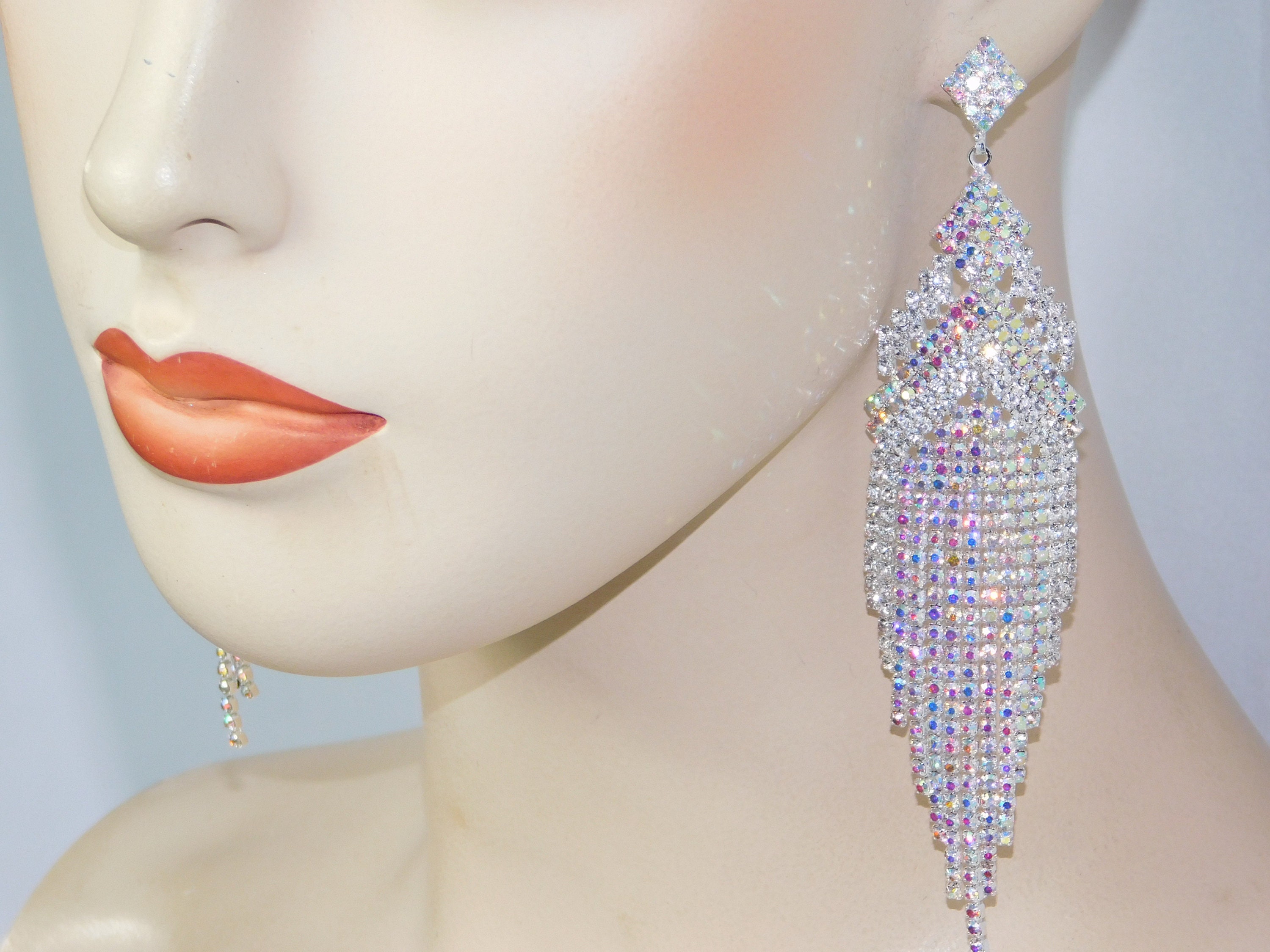 Rhinestone Handmade Casting Rhinestone Tiara Silver-AB main image 0
