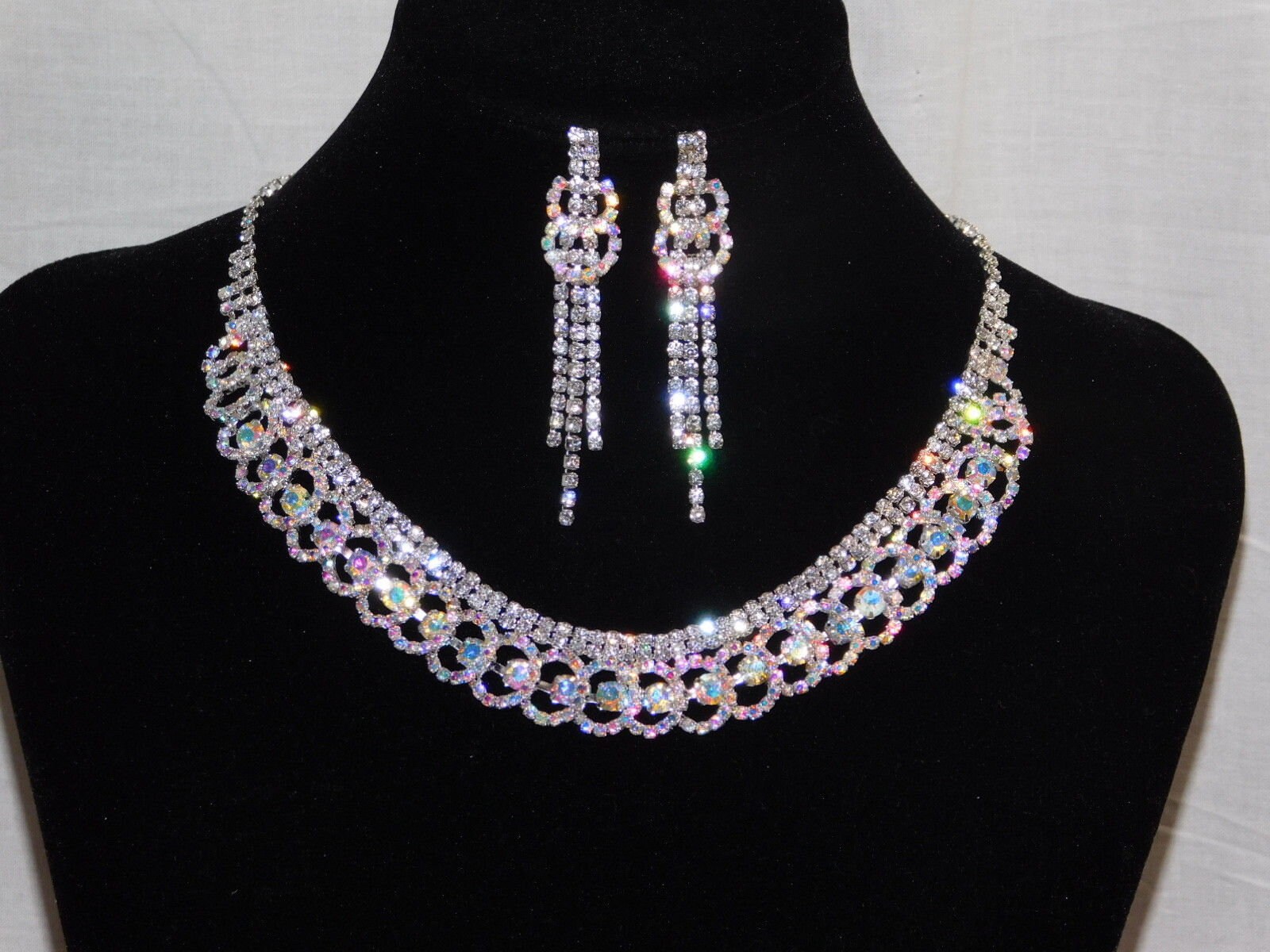 Bridal Silver With Clear and AB 