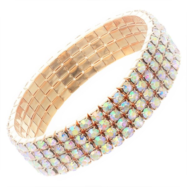 Rhinestone Stretch Bracelet Etsy