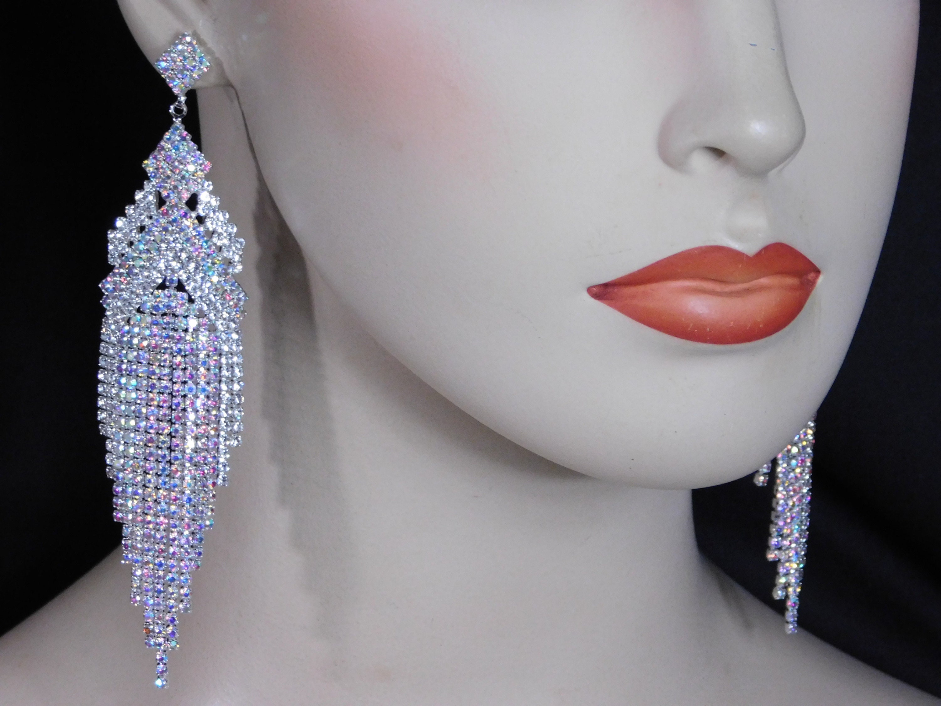 Rhinestone Handmade Casting Rhinestone Tiara Silver-AB main image 1