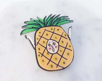 Pineapple pin; PPAP; pineapple accessories; pineapple; pineapple man