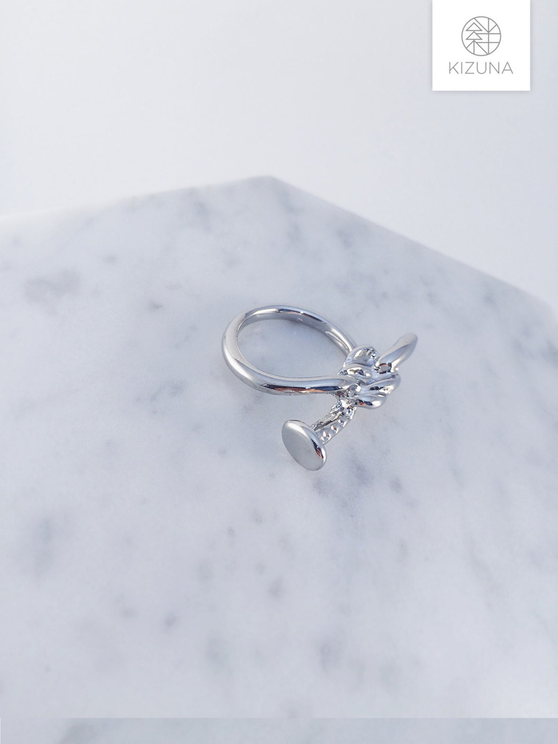 Twisted Nail Ring Etsy