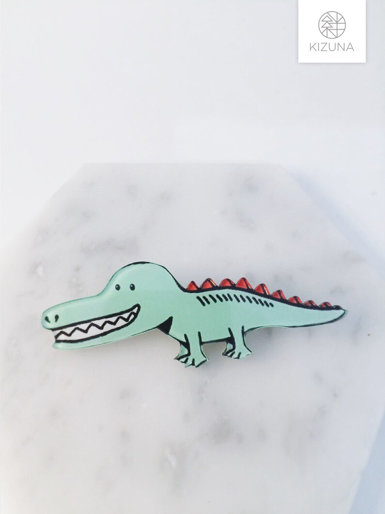 Dinosaur series crocodile pin alligator pin dinosaur pins image 3
