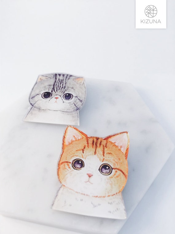 Cute Kitten Pins Cat Pins Cat Brooch Cute Cats Cat Lovers Animal Brooch  Animal Pin Meow 