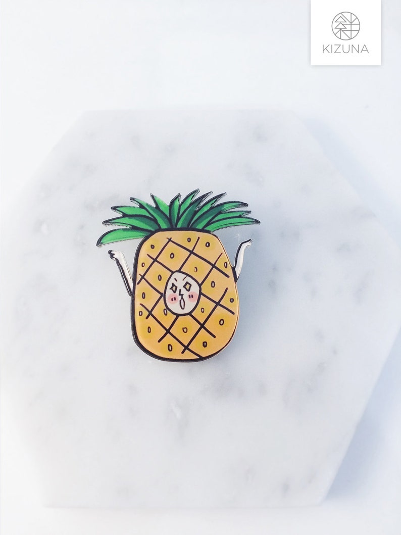 Pineapple pin PPAP pineapple accessories pineapple pineapple man image 2
