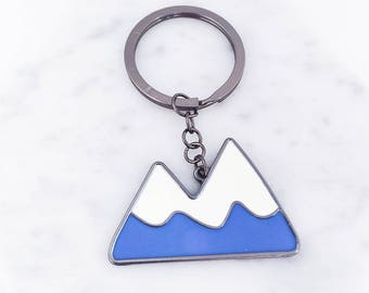 Mount Fuji Keychain; Mt. Fuji keychain; Japan keychain; Japan key rings; Mountain keychain; Japan accessories; Kawaii; cute keychain