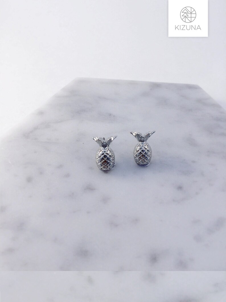 Pineapple earrings; summer fun; pinapple pen; apple pen; silver pineapple; gold pineapple