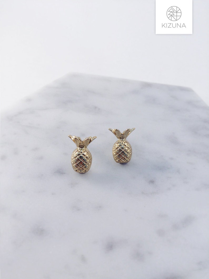 Pineapple earrings; summer fun; pinapple pen; apple pen; silver pineapple; gold pineapple