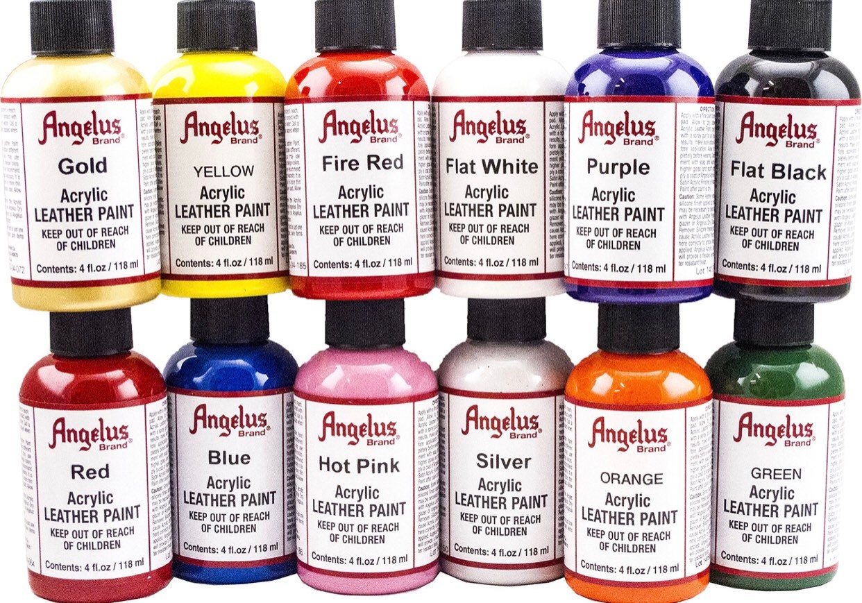 Angelus Acrylic Leather Paint - Play in The Sand, 1 oz