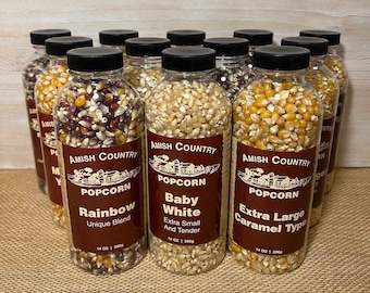 Amish Country Popcorn 14 oz Kernel Varieties - Gluten Free, Non-GMO - Gourmet Popcorn Gift