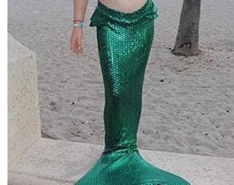 Ariel Green, cuento de sirenas. Inspirado en Ariel, estilo hipster con volantes de -magical mermaids
