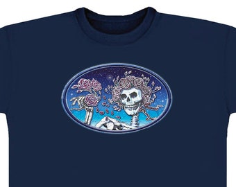 Grateful Dead T-shirt-Skull and Roses-Bertha