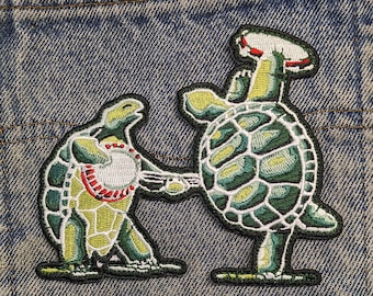 Grateful Dead Patch- Terrapin Station Turtles. 100% Embroidered/ Die Cut/ Dead And Company/ Turtles