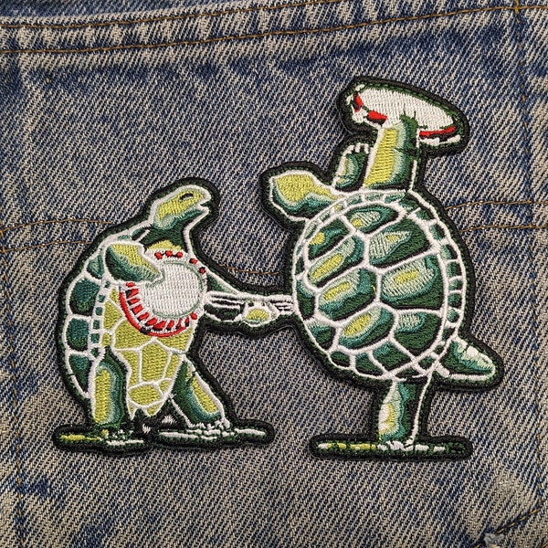 Grateful Dead Patch- Terrapin Station Turtles. 100% Embroidered/ Die Cut/ Dead And Company/ Turtles