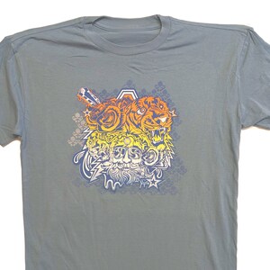Jerry Garcia/Grateful Dead T-Shirt- Jerry with Tigers soft style T-shirt