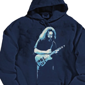 Jerry Garcia Grateful Dead Hoodie- Jerry in 1978 playing the Wolf Guitar.  Right after the Cats Down under the stars album came out.