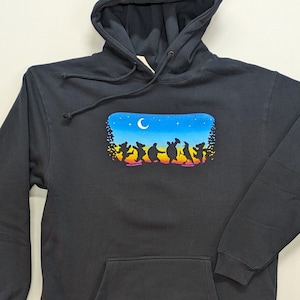 Grateful Dead Moondance Hoodie / sweatshirt /Dead and Company/ Dancing Bears/ Terrapin Turtles