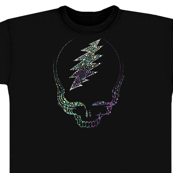 Grateful Dead T-shirt - SYB- Steal Your Face / stealie/ 13 point lightning bolt/