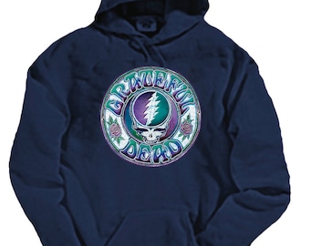 Grateful dead hoodie etsy Clearance