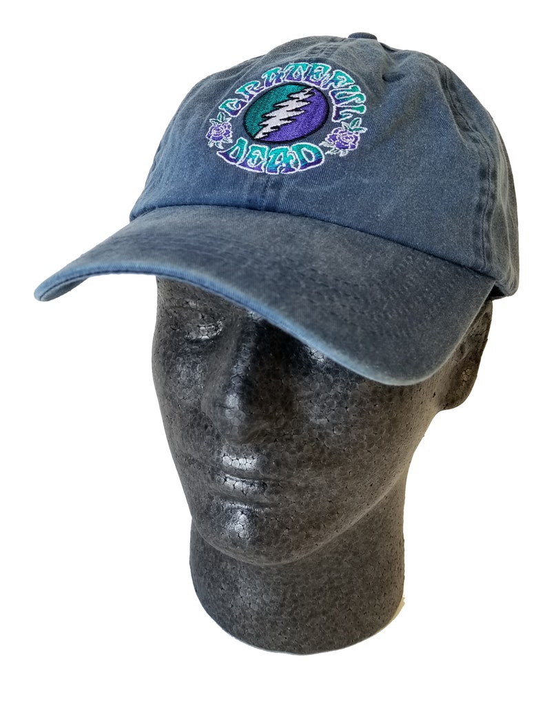 Grateful Dead Hat Classic Lettring & 13 Point Lightning Bot - Etsy