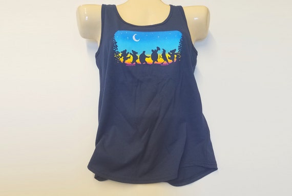 Grateful Dead Moondance Women's tank top. 100% cotton Side seamed Screen printed with Moondance.