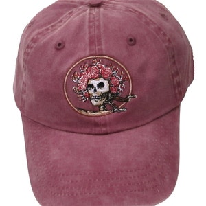 Grateful Dead Hat Skull and Roses - Etsy