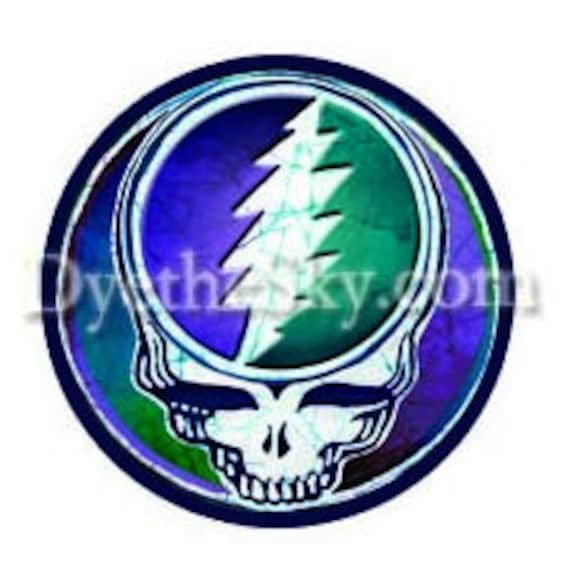 Grateful Dead Sticker Steal Your Face 2 25 Diameter Etsy