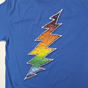 Grateful Dead T-shirt- 13 Point Lightning bolt- 100% cotton heavyweight shirt