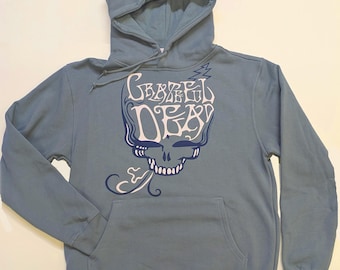 Sudadera Grateful Dead - Azul pizarra, estilo "Steal Your Face"