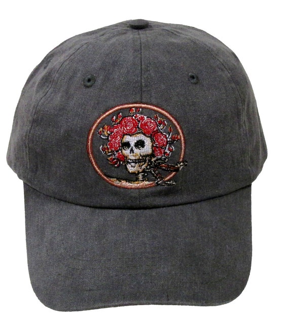 Grateful Dead Hat Skull and Roses 