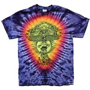Shroomer-Psychedelic Mushroom Tie Dyed T-shirt,