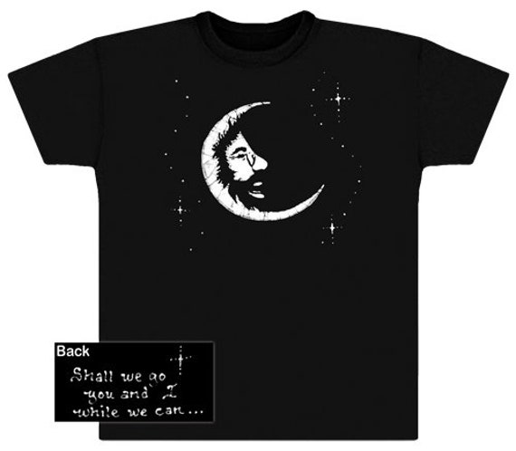 Jerry Garcia Moon Black T-shirt/ Dark 