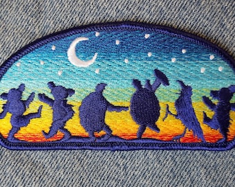 Toppa Ricamata Grateful Dead Terrapin Station - Per Applicare A Ferro O Cucire, Logo Album Rock