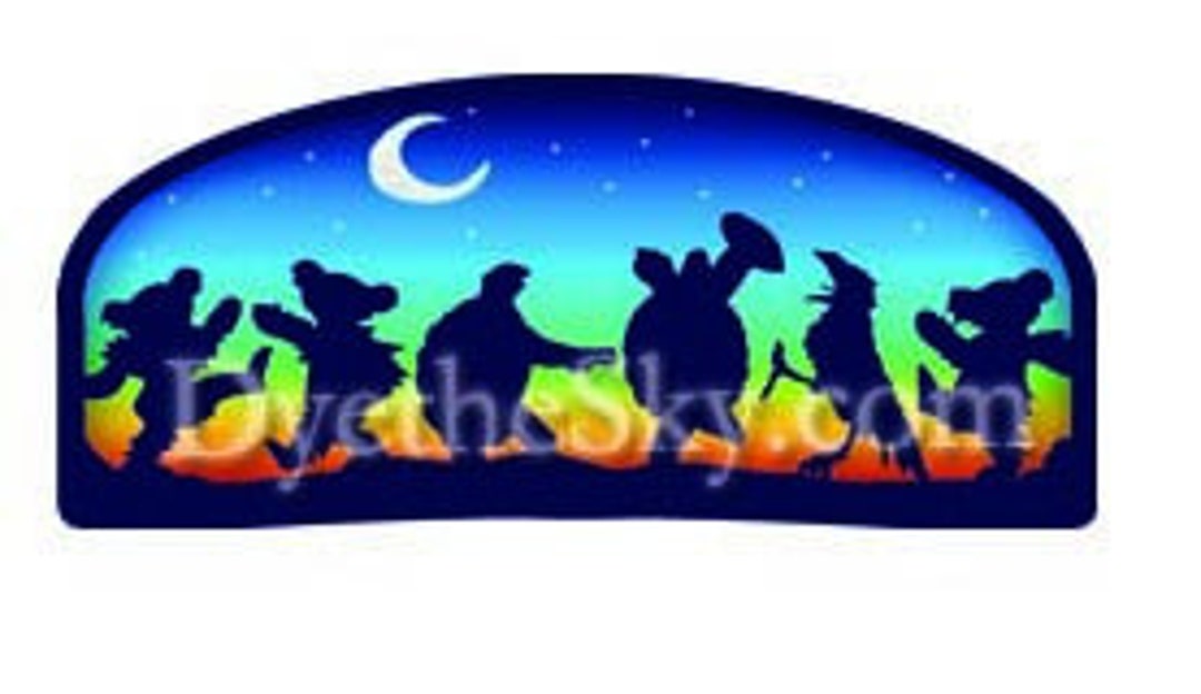 Grateful Dead Sticker Small Moondance/dancing Bears ,terrapin