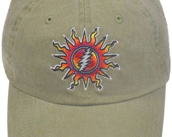 Grateful Dead Hat - Sunshine Lightnin' Bolt Baseball Cap