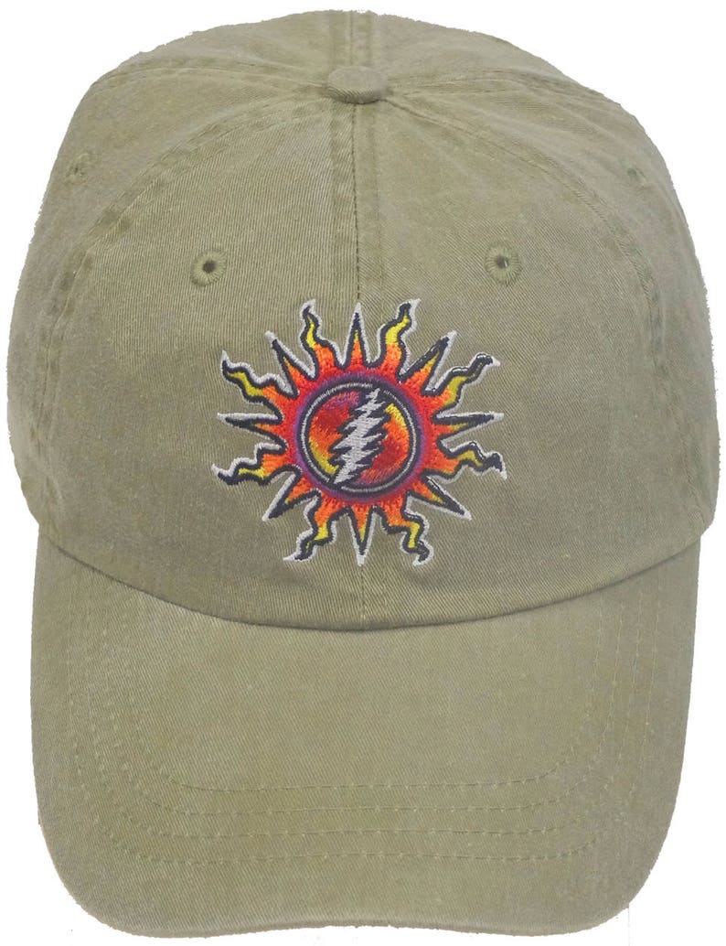 Grateful Dead Hat Sunshine Lightnin' Baseball Cap / Hat Etsy