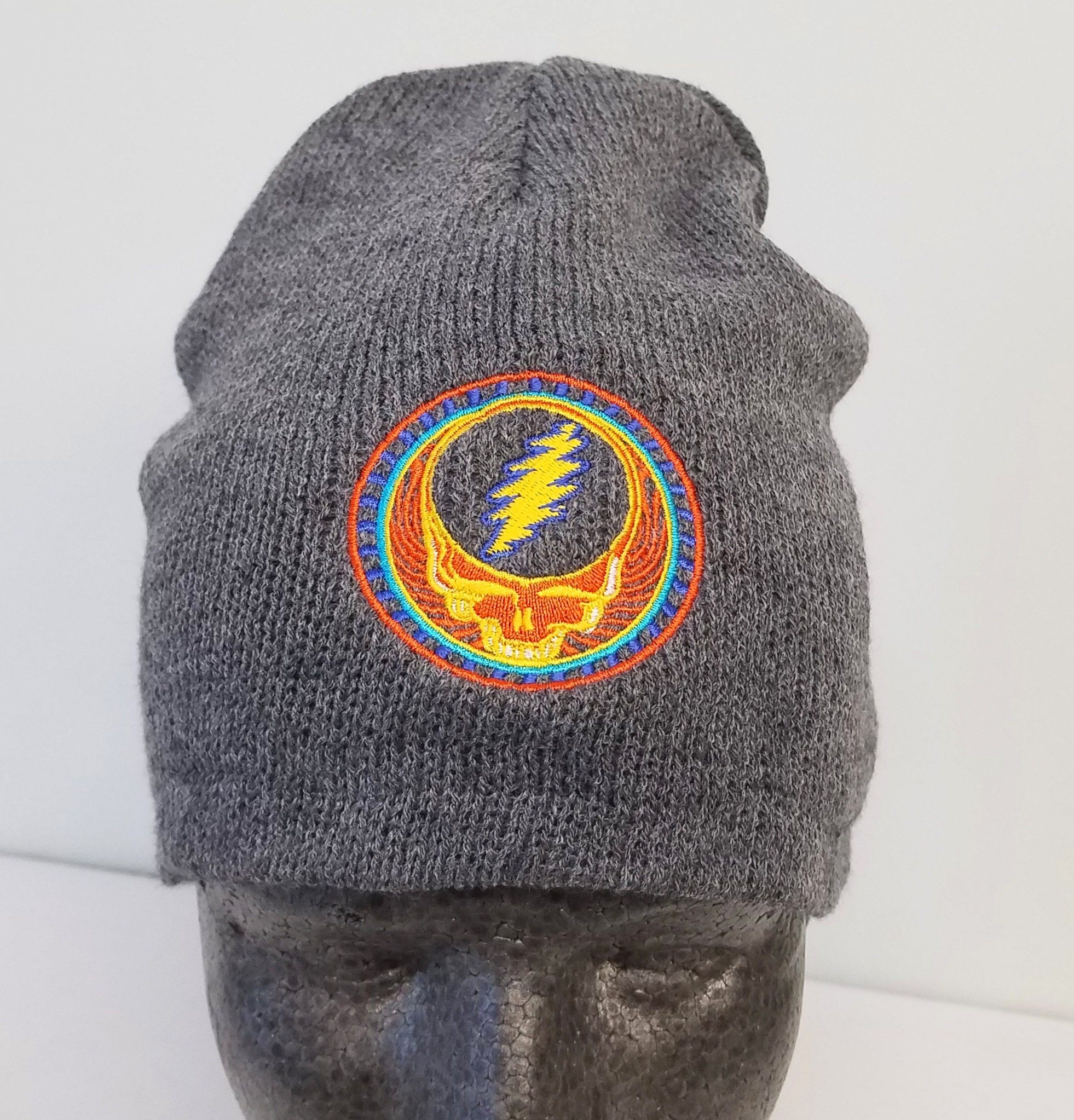 Grateful Dead Hat Beanie Orange 
