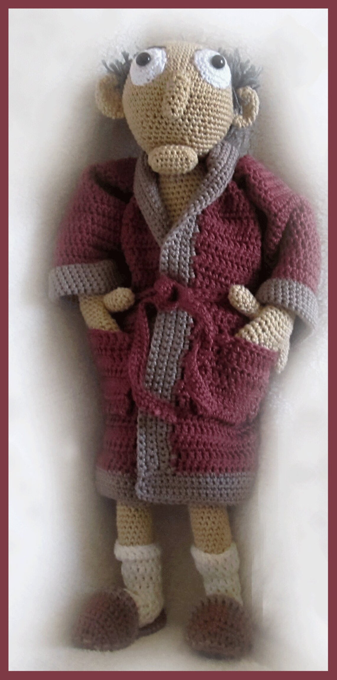 Dirty Old Man Gramps Amigurumi Doll Crochet Pattern Etsy
