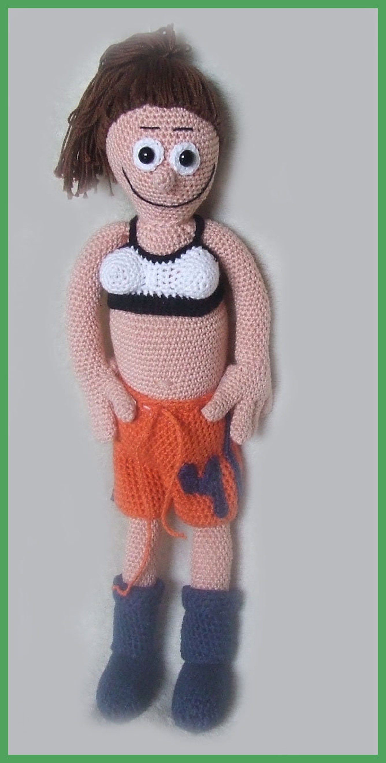 Girl Power, Amigurumi Doll Crochet Pattern, Crocheted Dolls Pattern ...