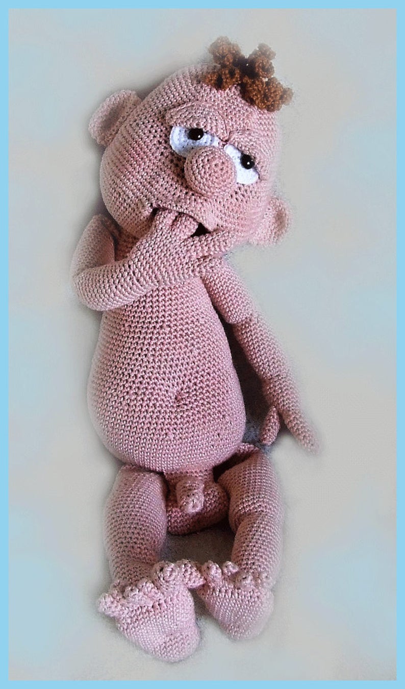 Baby-Boy, Amigurumi pop ,gehaakte poppen patroon, amigurumi Puppe PDF patroon, Instant download, amigurumi doll afbeelding 3