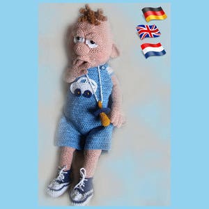 Baby-Boy, Amigurumi doll crochet pattern, crocheted dolls pattern, amigurumi PDF pattern, Instant download