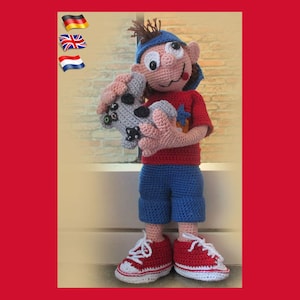 Mad Gamer Max, Amigurumi doll crochet pattern, crochet doll pattern, amigurumi PDF pattern, Instant download