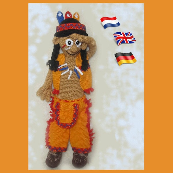 Crocheted Native American Doll Patterns Etsy