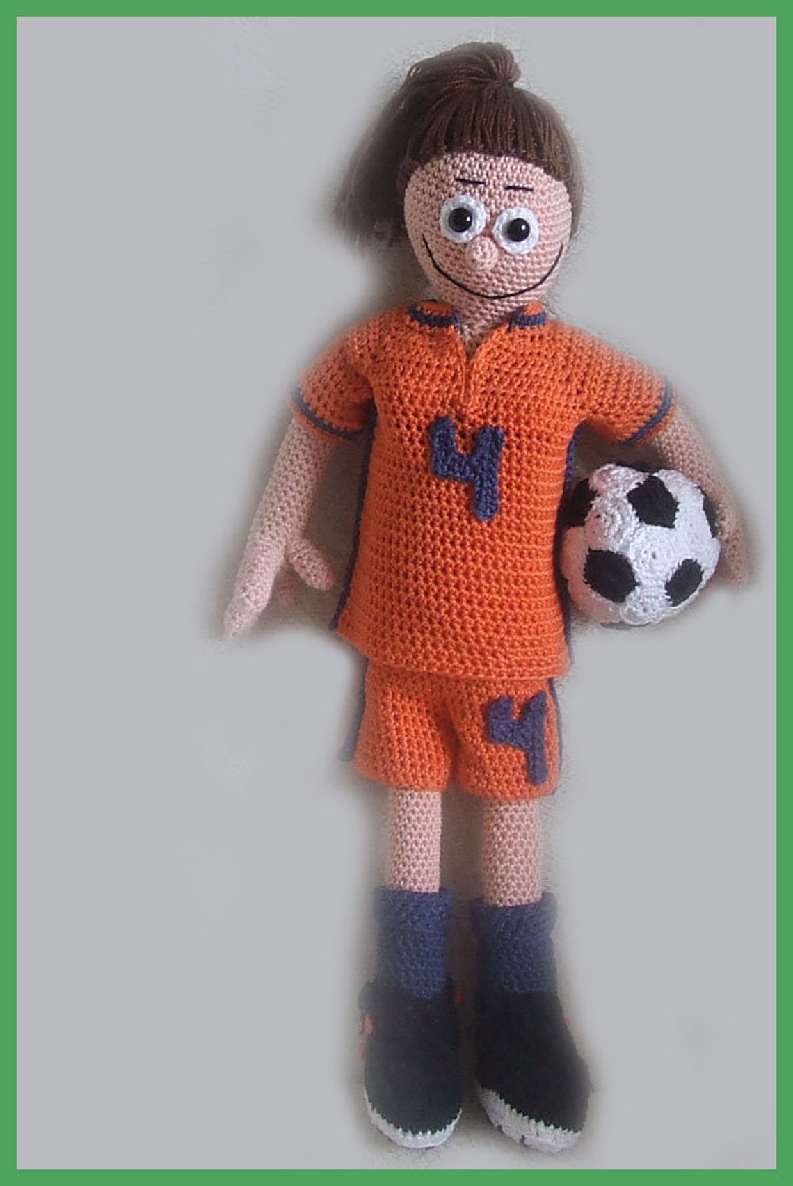 Girl Power, Amigurumi Doll Crochet Pattern, Crocheted Dolls Pattern ...