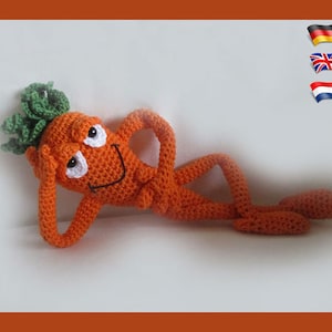 Sexy Carrot, Amigurumi doll crochet pattern, crochet doll pattern, amigurumi PDF pattern, Instant download