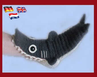 Killer Slipper, (Shark slippers for adults)