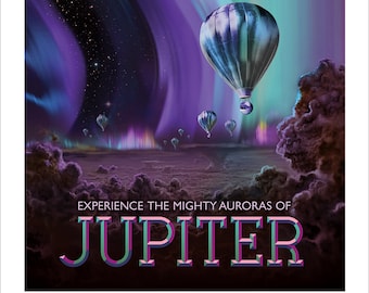 NASA / JPL - JUPITER - Space Tourism Poster