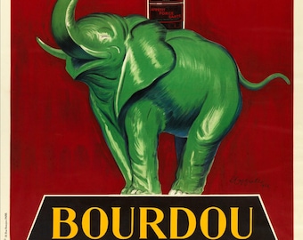 Bourdou Grand Quinquina Aperitif | 1926 |  by Leonetto Cappiello
