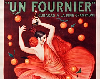 Un Fournier Champagne  | 1921 |  by Leonetto Cappiello