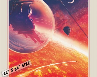 NASA / JPL - 55 Cancri e Lava Life - Space Tourism Poster